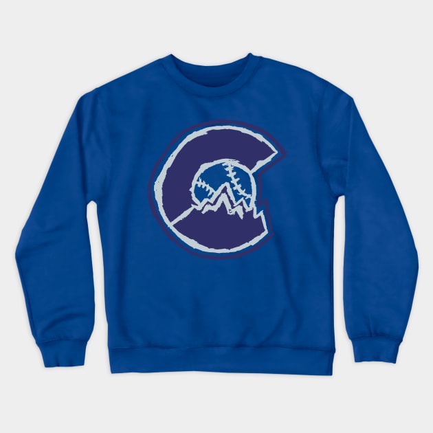 Colorado Rockieeees 07 Crewneck Sweatshirt by Very Simple Graph